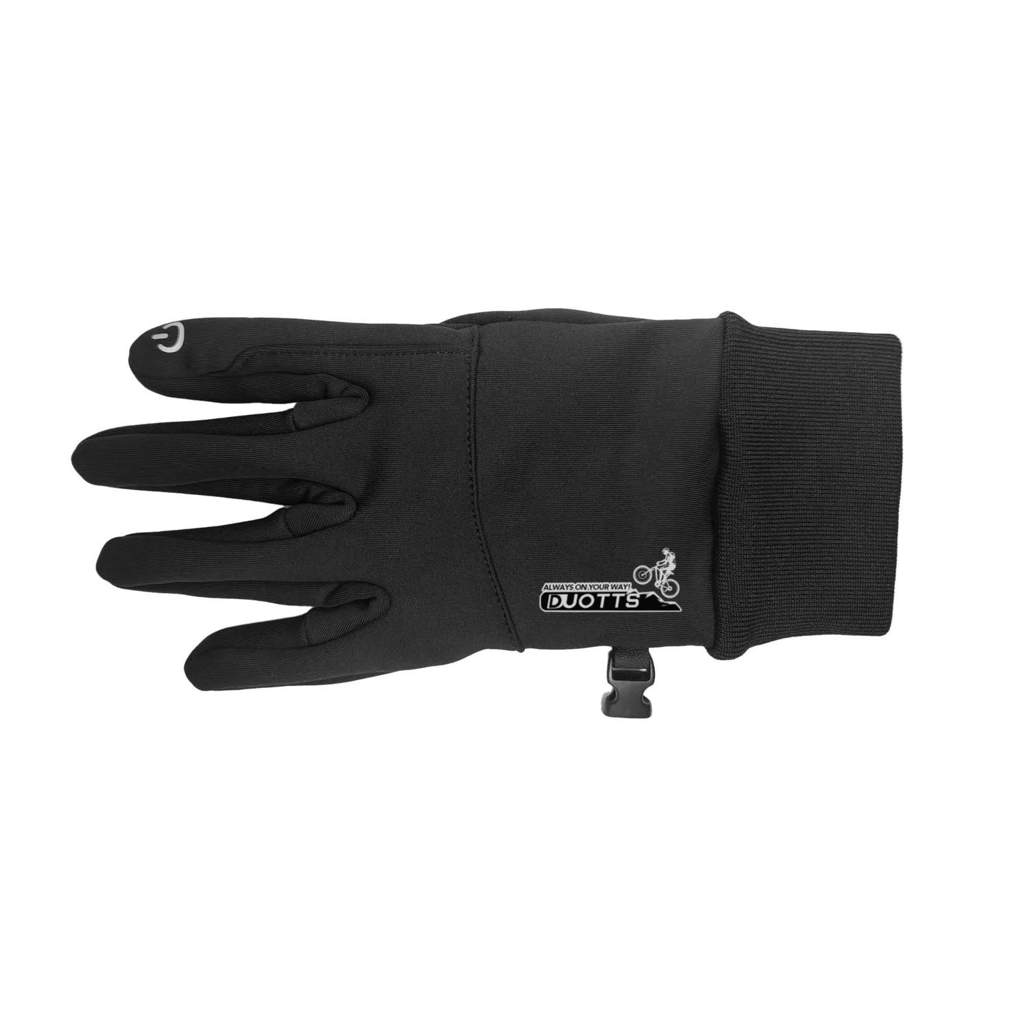 DUOTTS Fahrradhandschuhe Schwarz stoßdämpfend