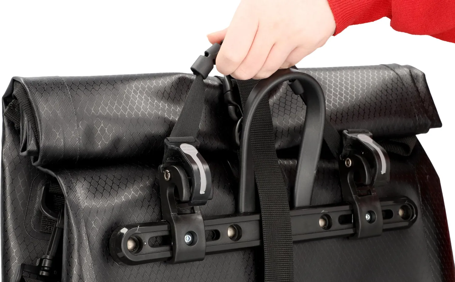 Fischer Plus Terra Gepäckträgertasche 30L schwarz M