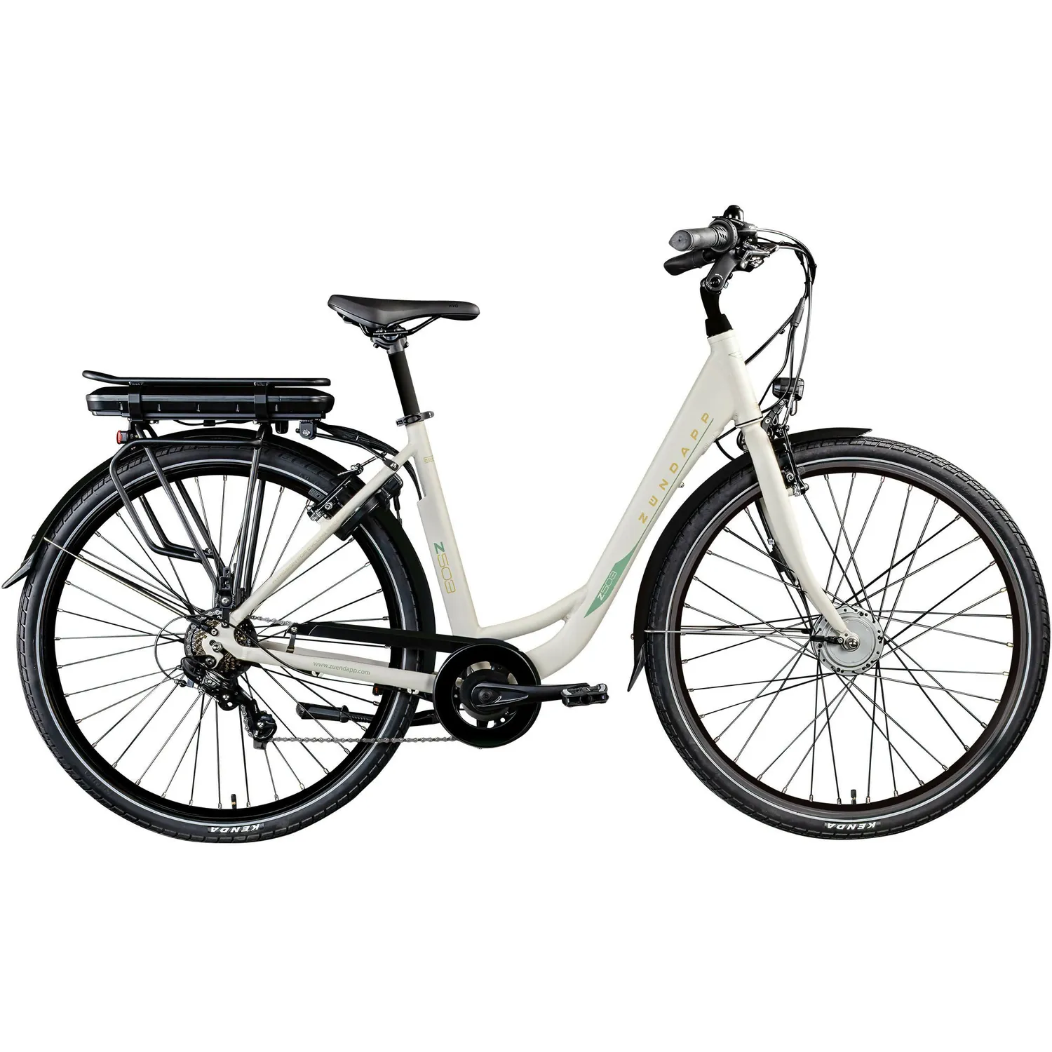 Zündapp Z503 E-Citybike Damen 28 Zoll weiß-grün