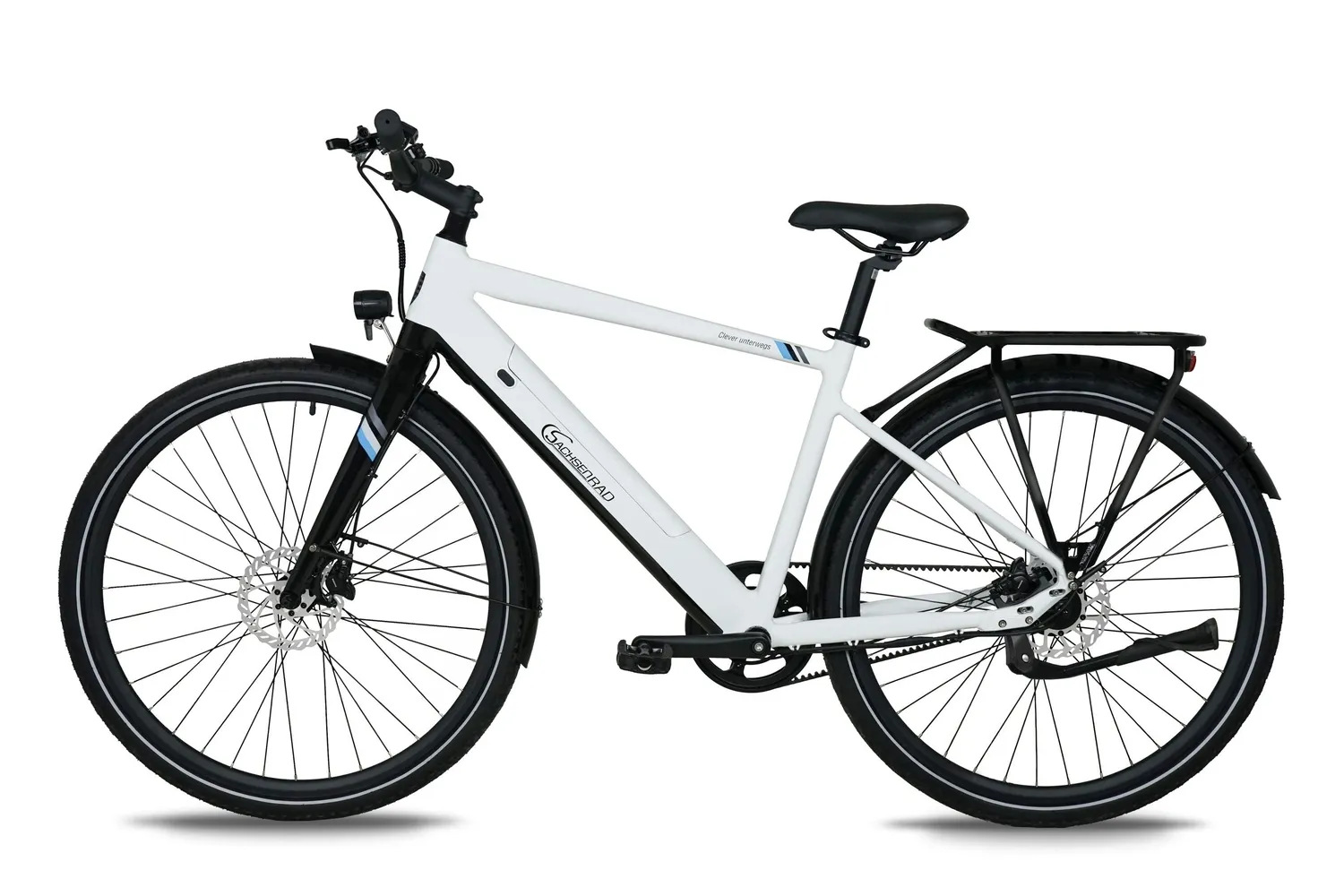 SachsenRad C3T Urban Trekking E-Bike Arktisweiß