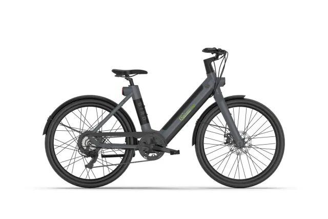 SachsenRad xBird C6F Connect E-Citybike 26 Zoll dunkelgrau