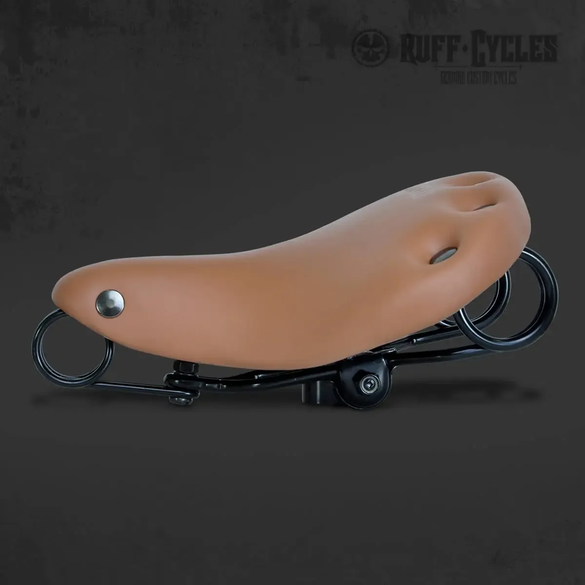 Ruff Cycles Biggie Stockman Sattel braun gefedert