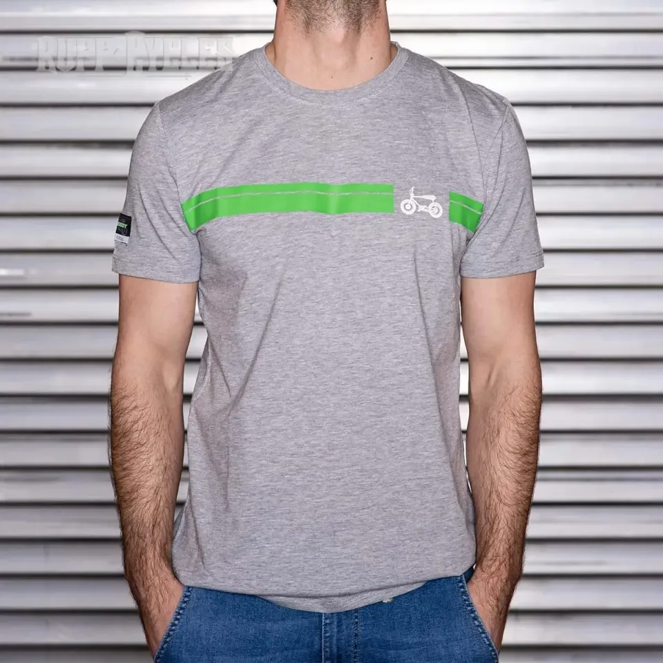 Ruff Cycles Boogie Lil’Buddy T-Shirt XL grau meliert Baumwolle