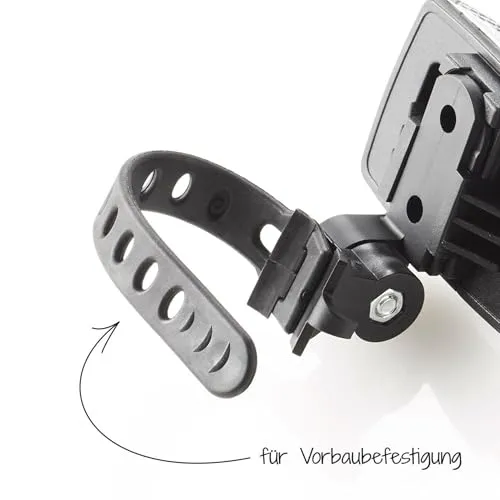 Fischer 85404 Front-Reflektor Vorbau weiß StVZO