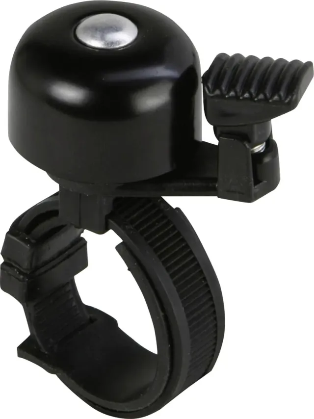 Fischer Mini Oversize Fahrradglocke schwarz Universal
