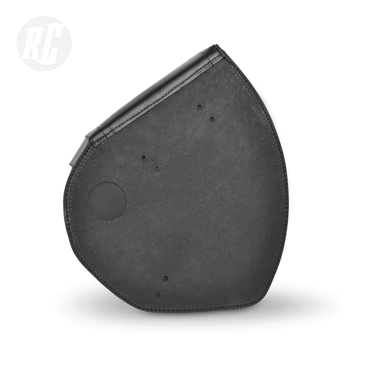 Ruff Cycles The Ruffian Satteltasche Links Schwarz Leder