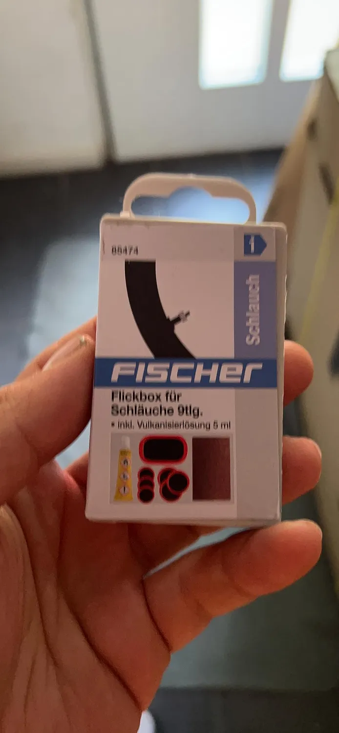 Fischer Flickbox Reifenpannenset 9-teilig weiß