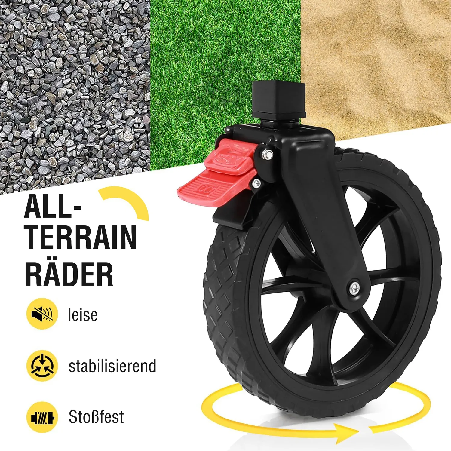 SachsenRad 160L Bollerwagen Geländereifen 150 kg neu