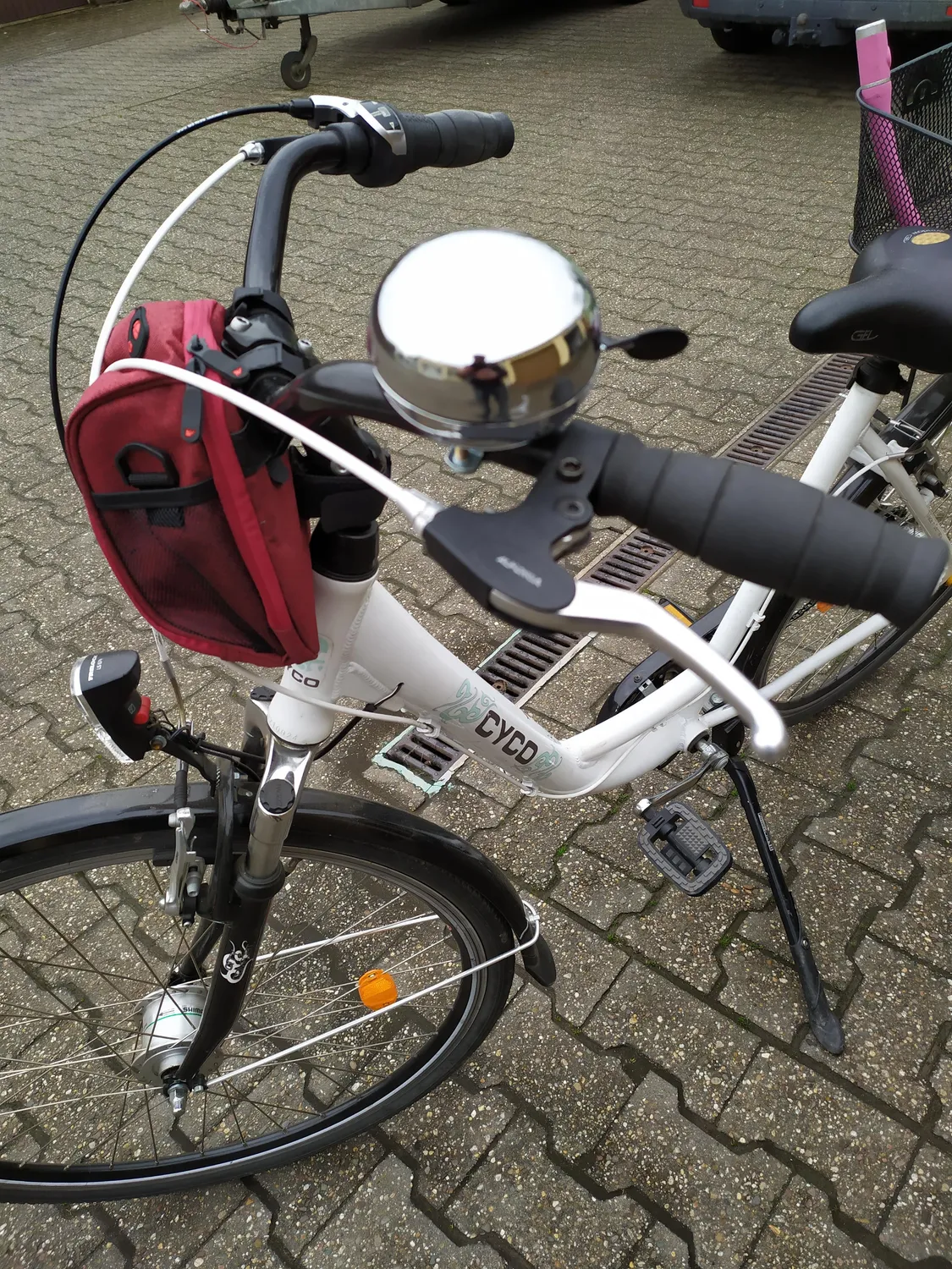 Fischer Retro Fahrradglocke verchromt Einzelstück