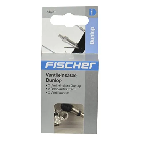 Fischer 85490 Ventil-Set Dunlop 6-teilig grau