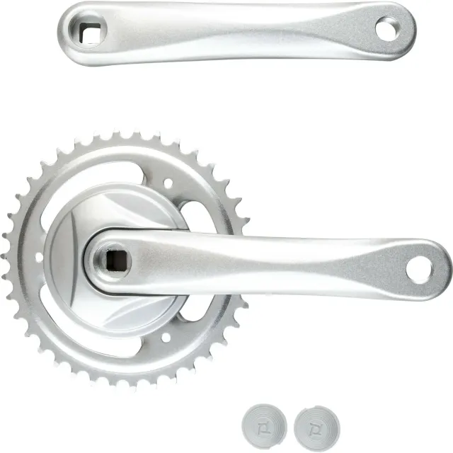 Zündapp Prowheel 170mm 38 Zähne Kurbelgarnitur silber
