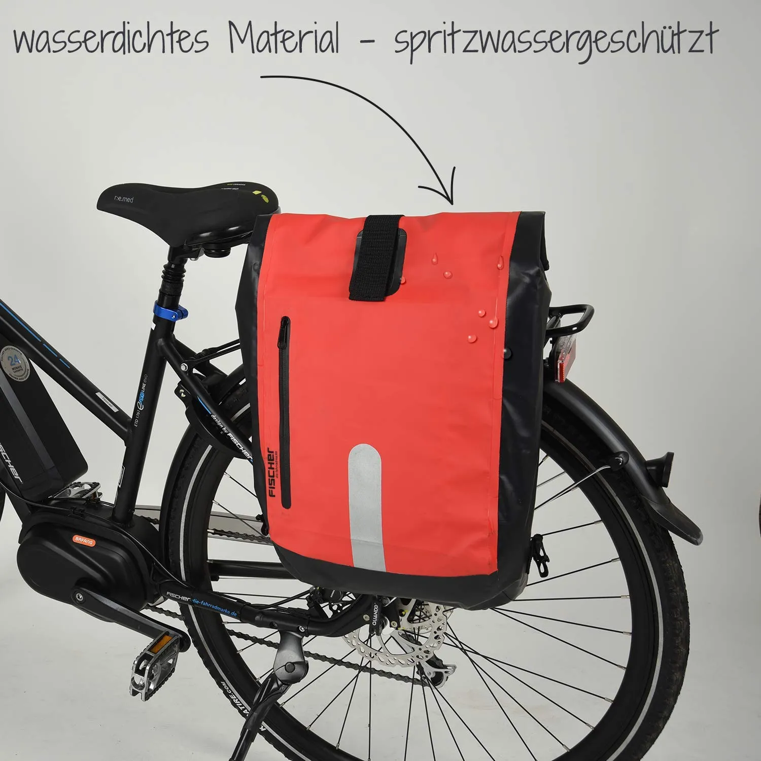Fischer Gepäckträgertasche Rucksack 23L wasserdicht