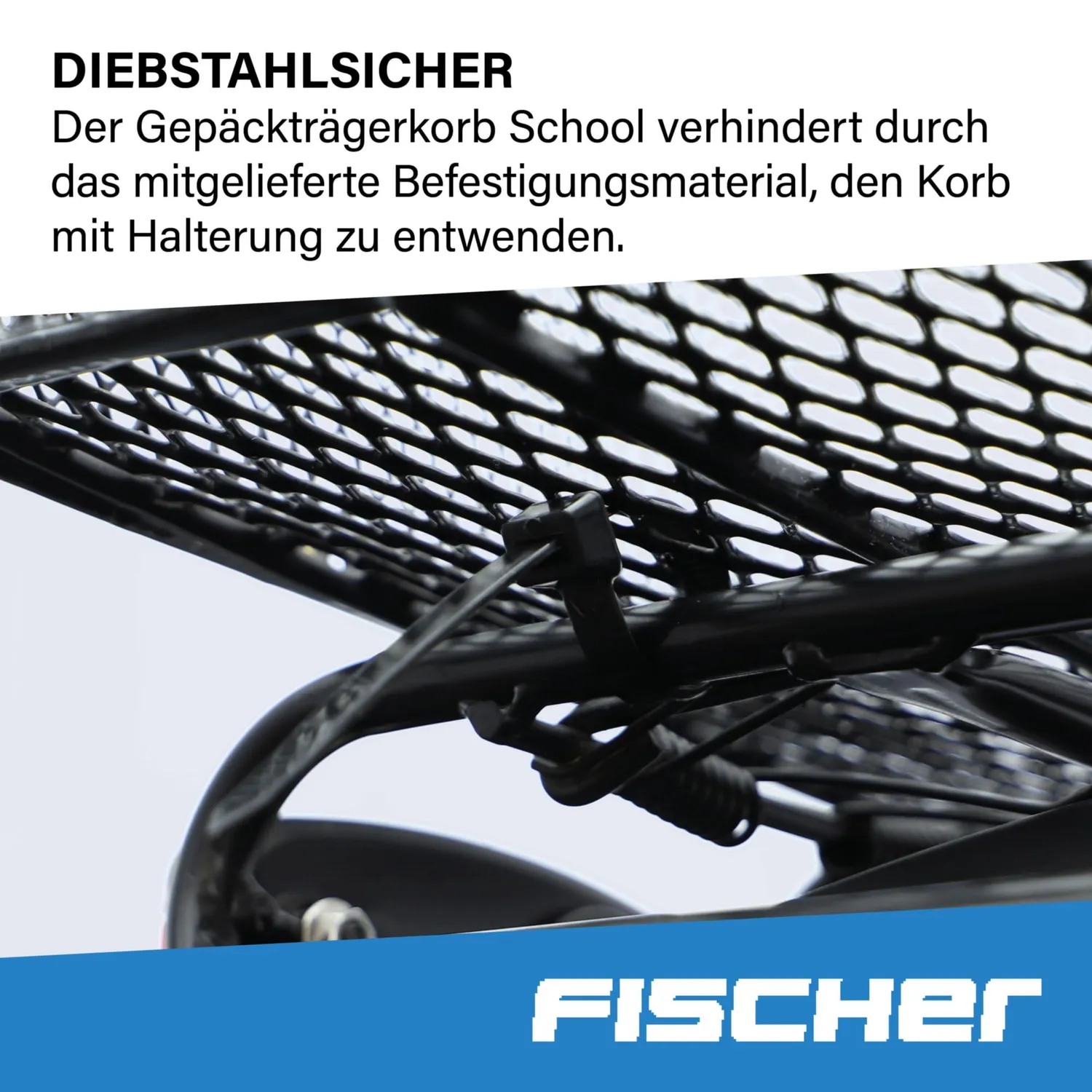 Fischer School Gepäckträgerkorb Stahl 25 kg