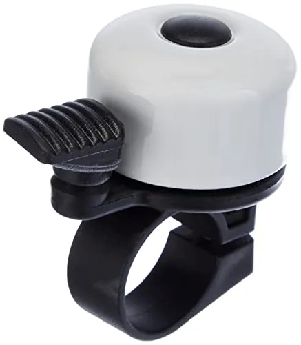 fischer Mini Fahrradglocke Stahl Schwarz 22 mm
