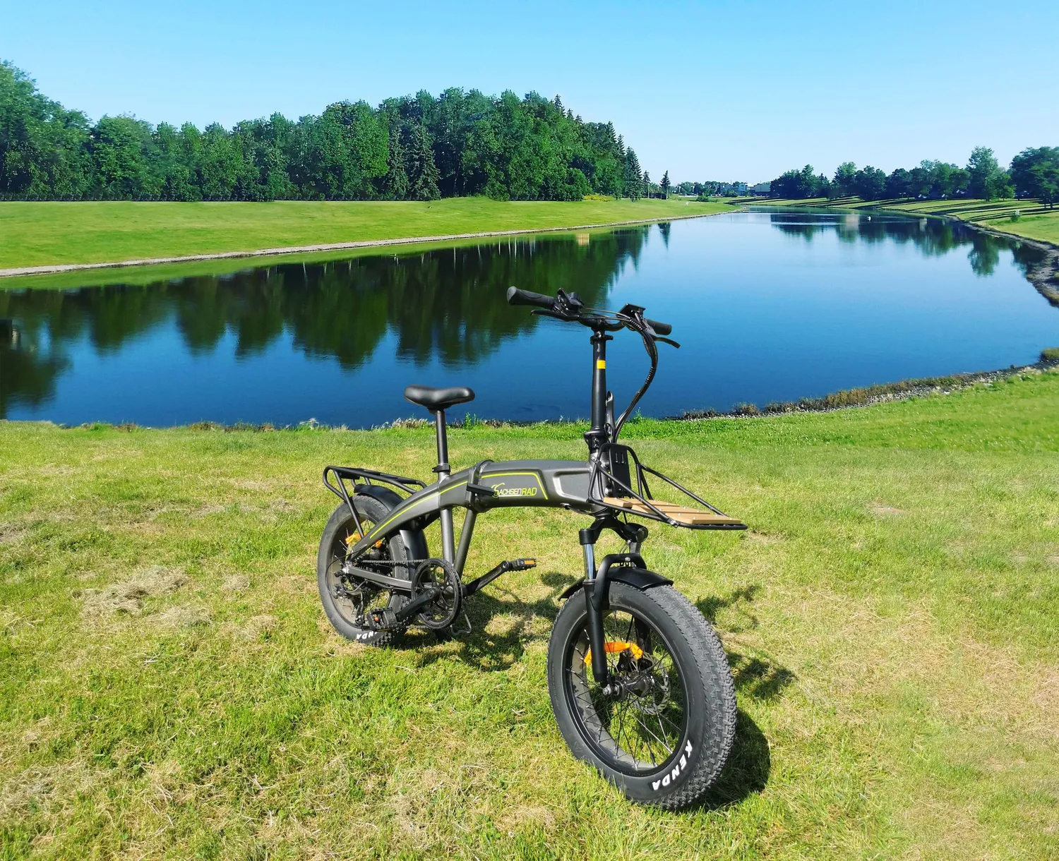 SachsenRad F6L Edition RB E-Faltrad 20x4 Zoll Fat