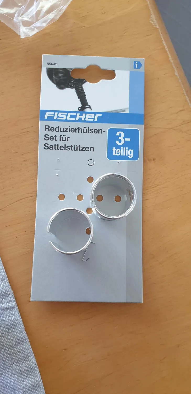 Fischer Sattelstützen Reduzierhülsen-Set 25,4-29 mm