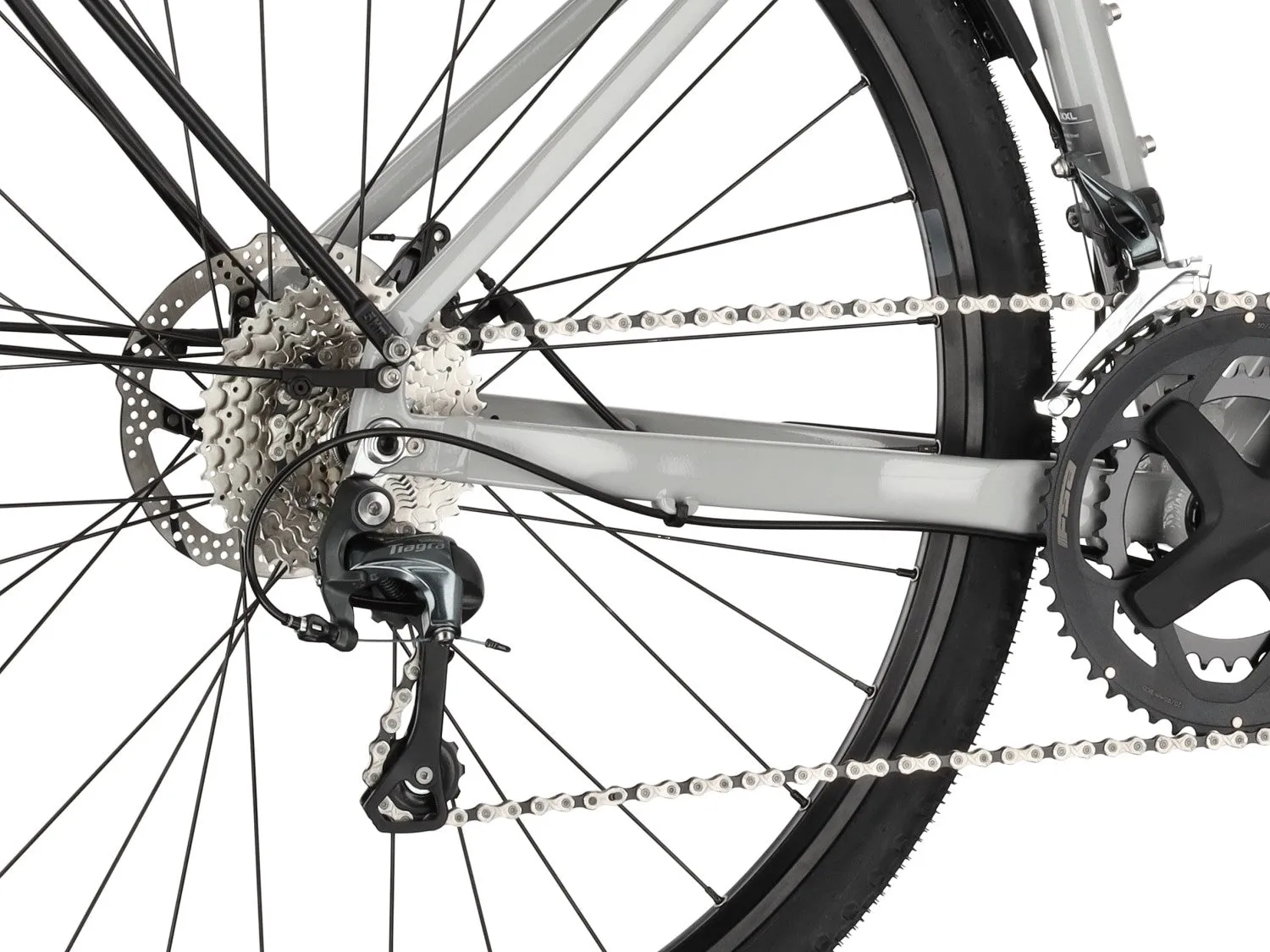 Carver Gravel 100 Street Gravelbike Flat Grey Tiagra