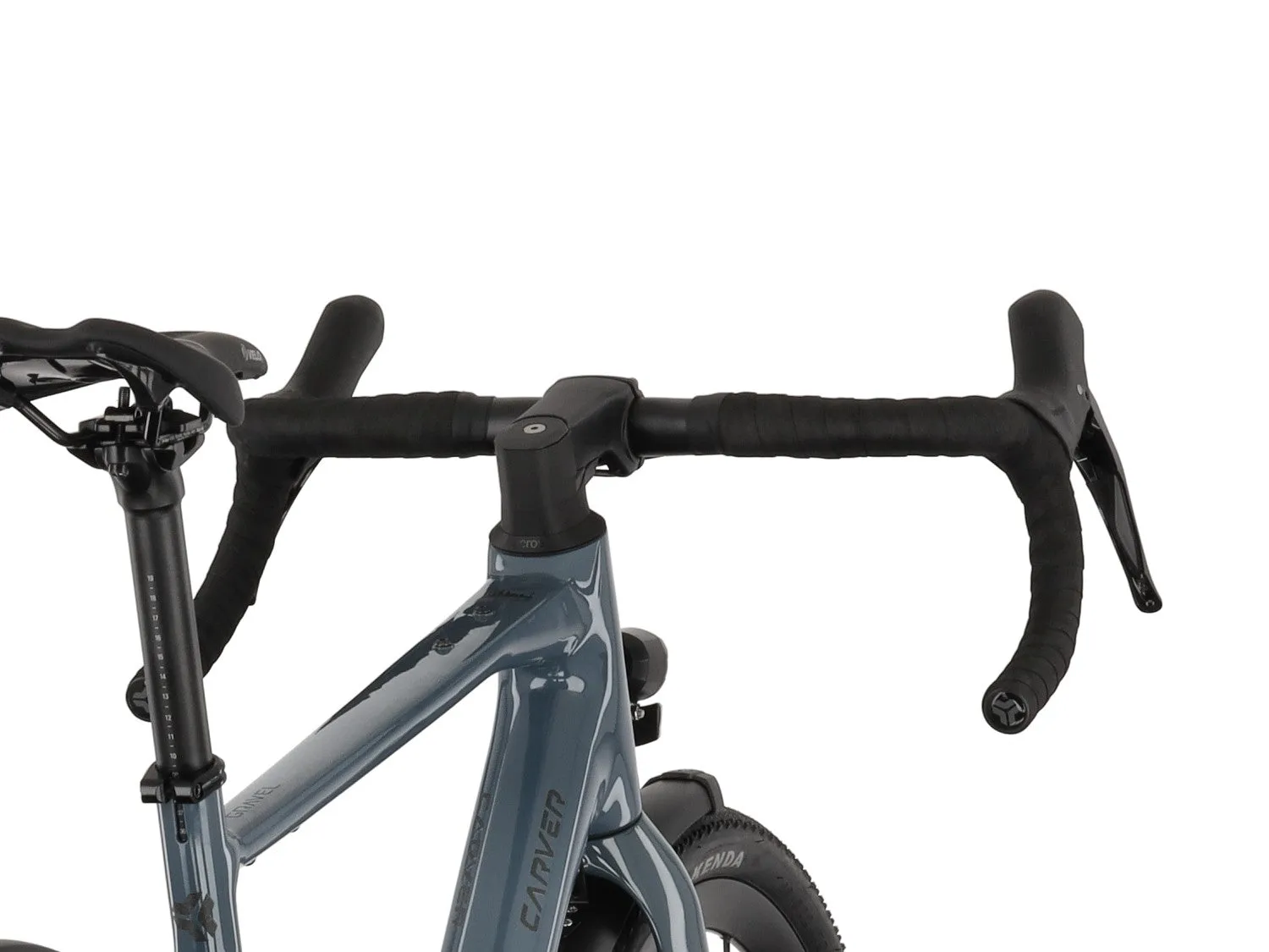 Carver Gravel 210 Street Gravelbike Dark Grey Blue GRX