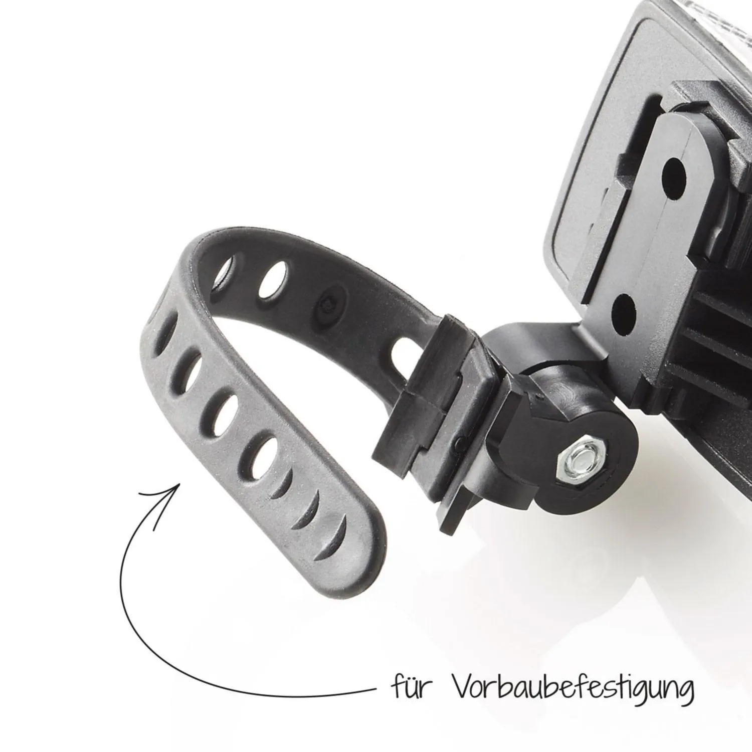 Fischer 85404 Front-Reflektor Vorbau weiß StVZO