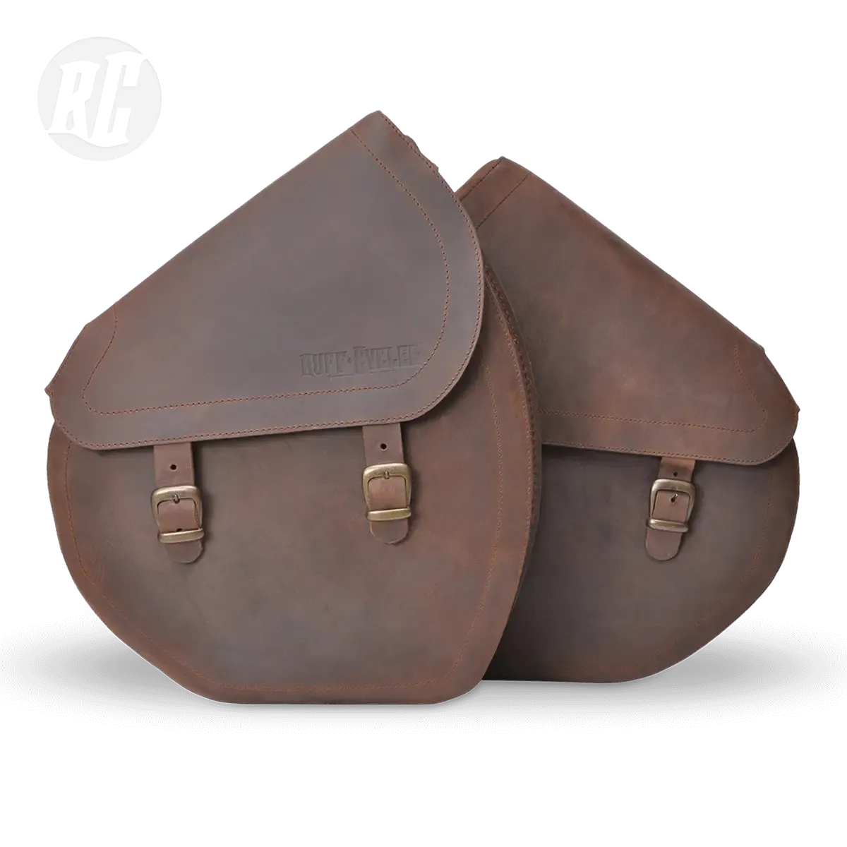 Ruff Cycles Ruffian Satteltasche Leder Links Braun Notebook