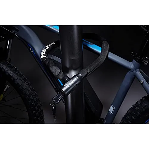 Fischer Kettenschloss Fahrradschloss 100 cm 6 mm Stahl