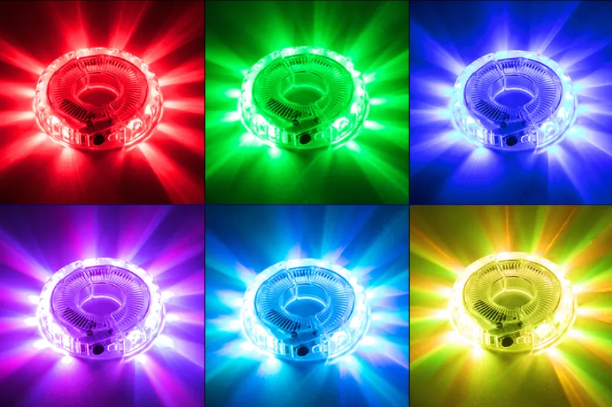 SachsenRad Swirl Speichenlicht LED USB 12 LEDs