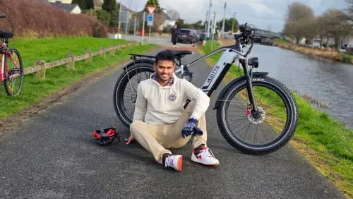 DUOTTS F26Lite E-Bike 26 Zoll Silber-Weiß