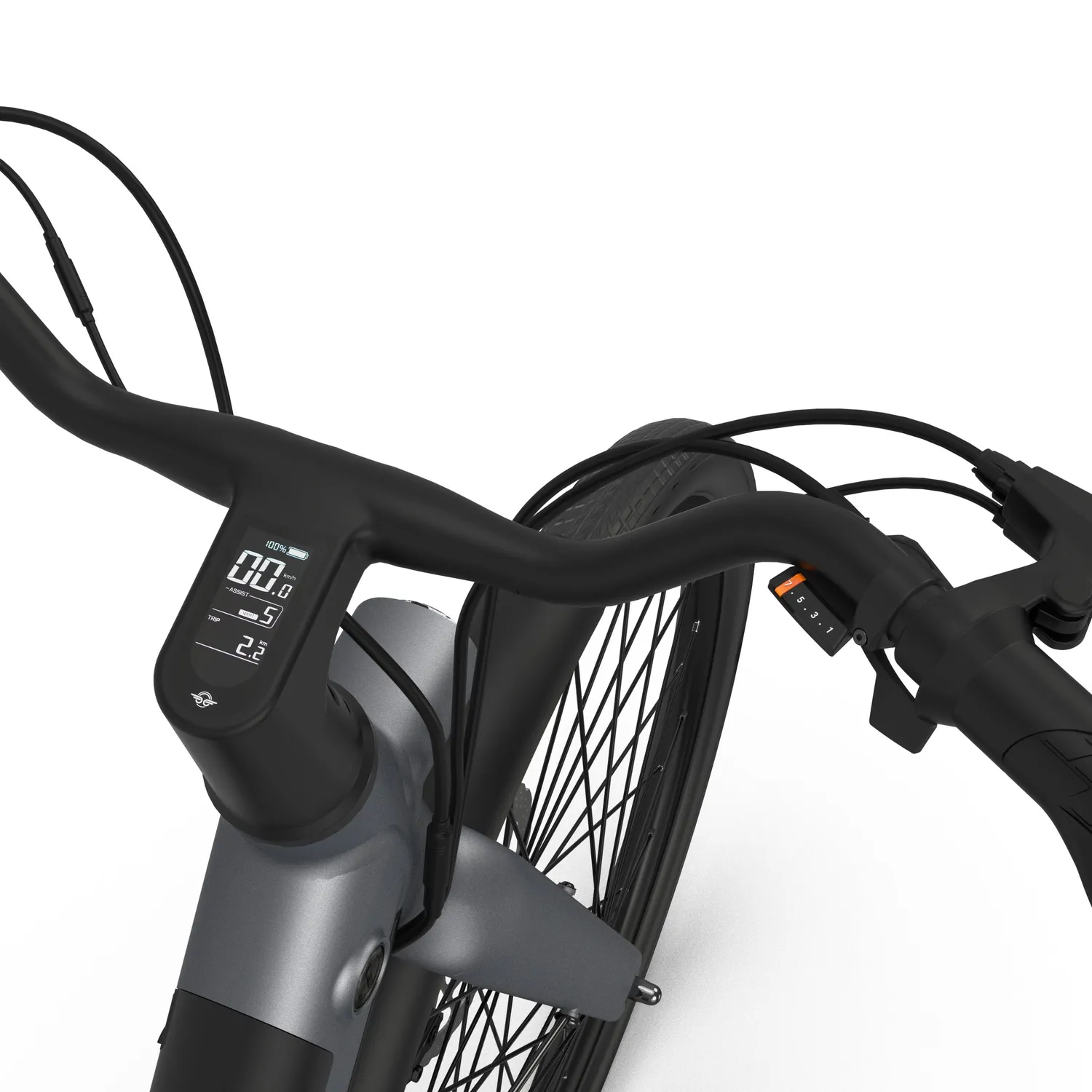SachsenRad xBird C6F Connect E-Citybike 26 Zoll dunkelgrau