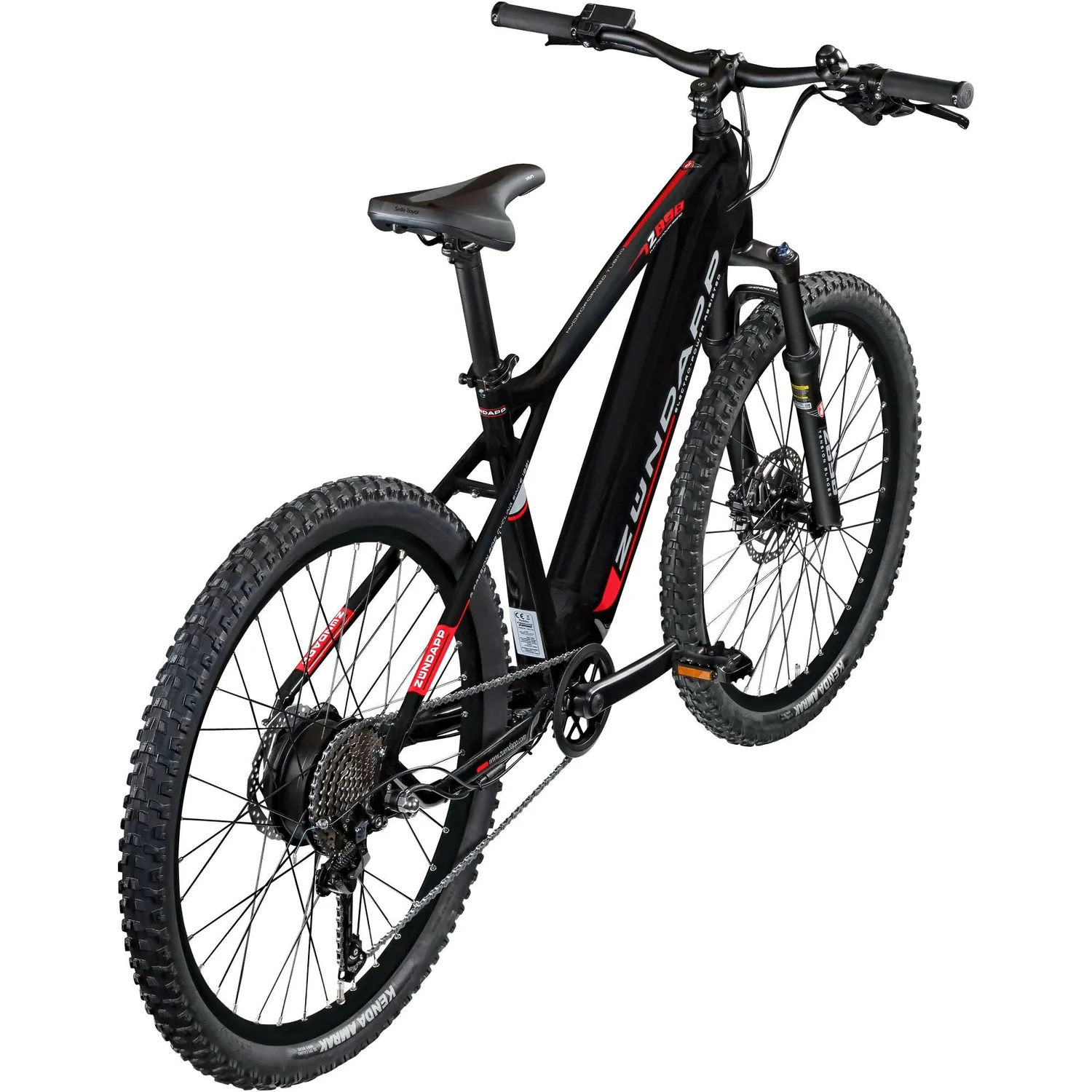 Zündapp Z898 E-Mountainbike 27,5 Zoll 48 cm schwarz-grün