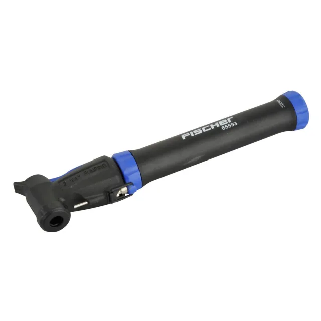 Fischer 85593 Mini-Pumpe Doppelhub schwarz Ventile
