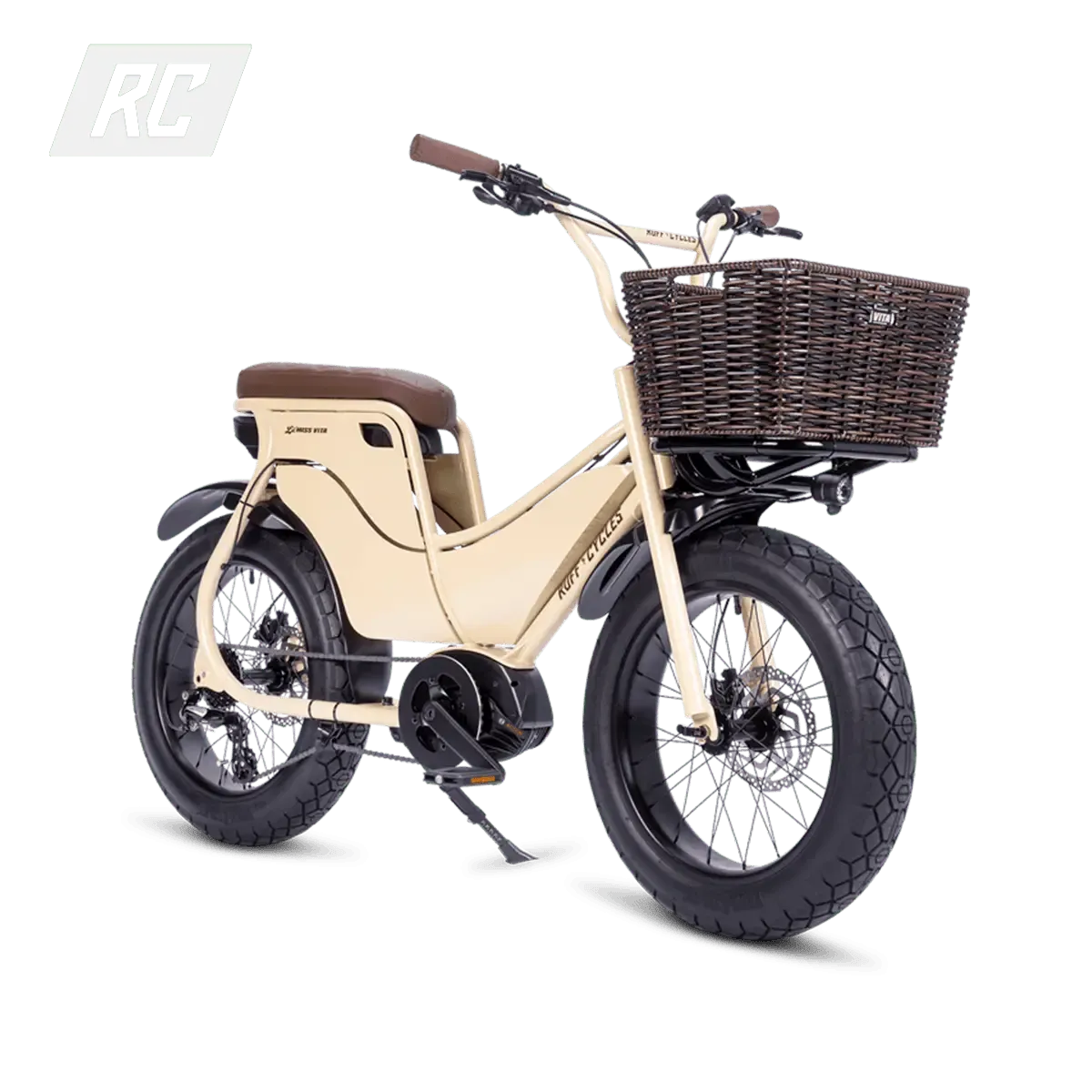 Ruff Cycles Biggie Gepäckträgerkorb Braun wetterfest