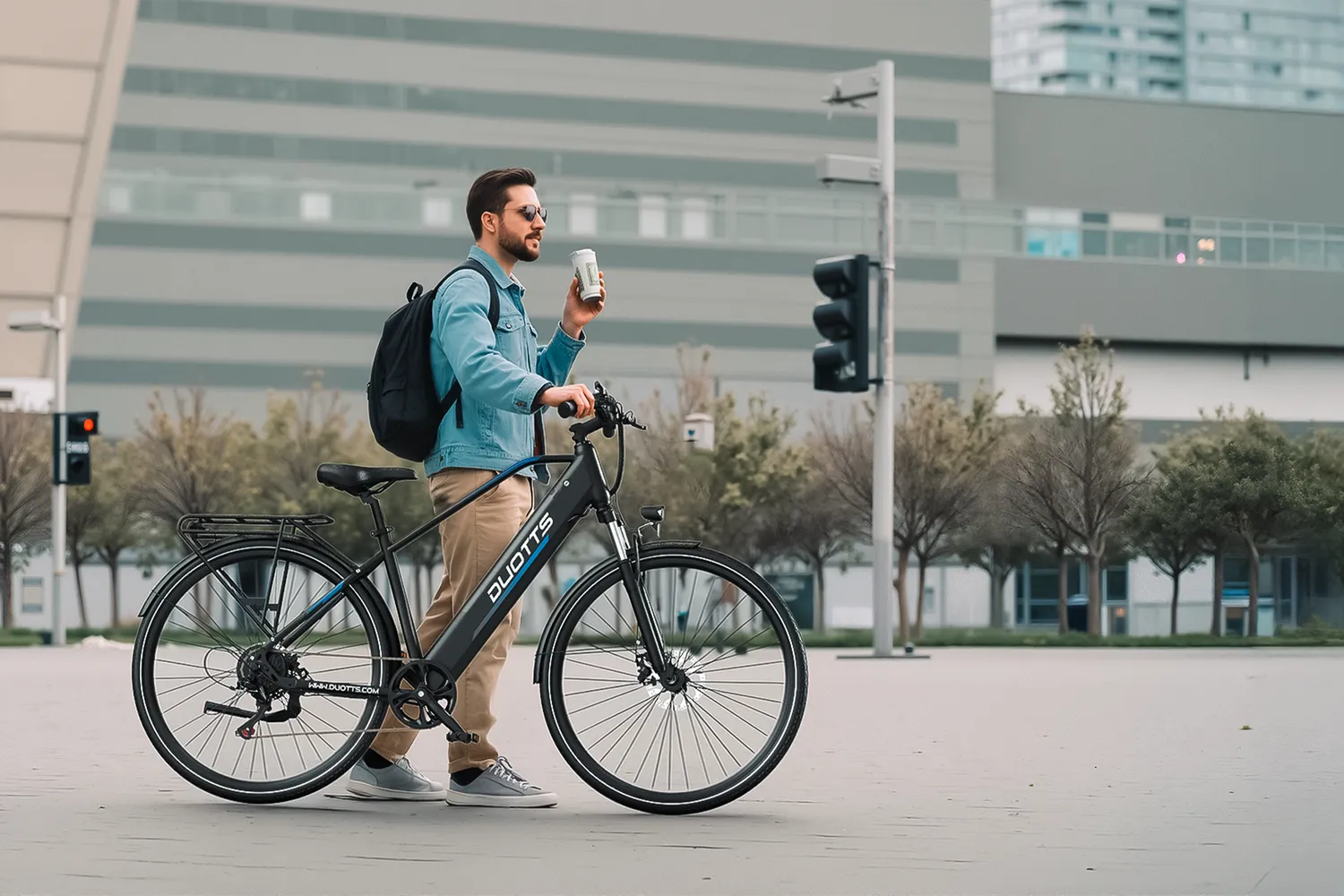 DUOTTS C29Lite E-Bike 26 Zoll Schwarz-Blau
