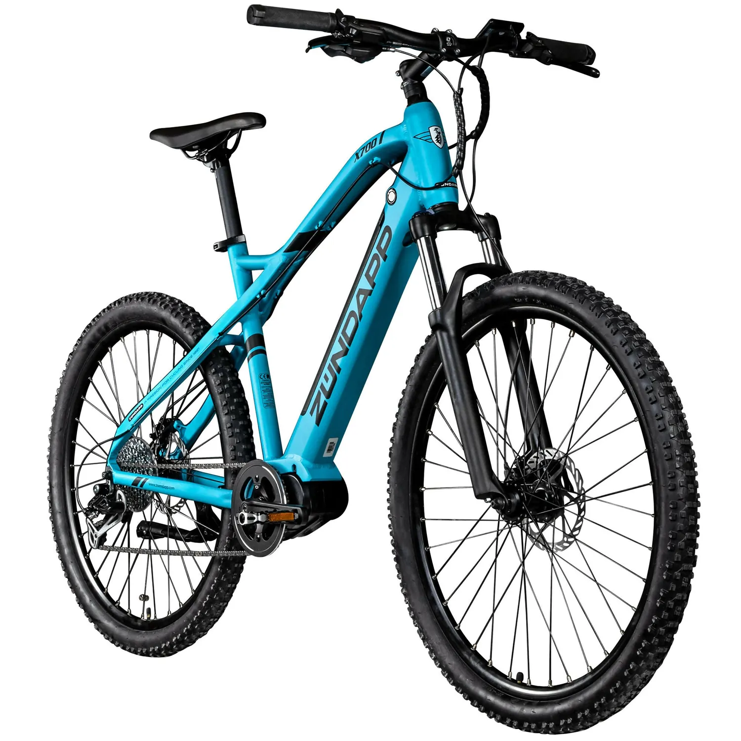 Zündapp X700 E-Mountainbike 27,5 Zoll 50cm khaki Mittelmotor