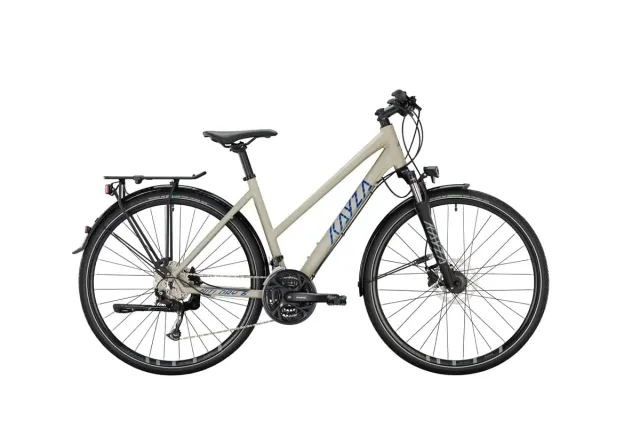 KAYZA Niti Dry 6 Trekking-Fahrrad 27-Gang Nabendynamo