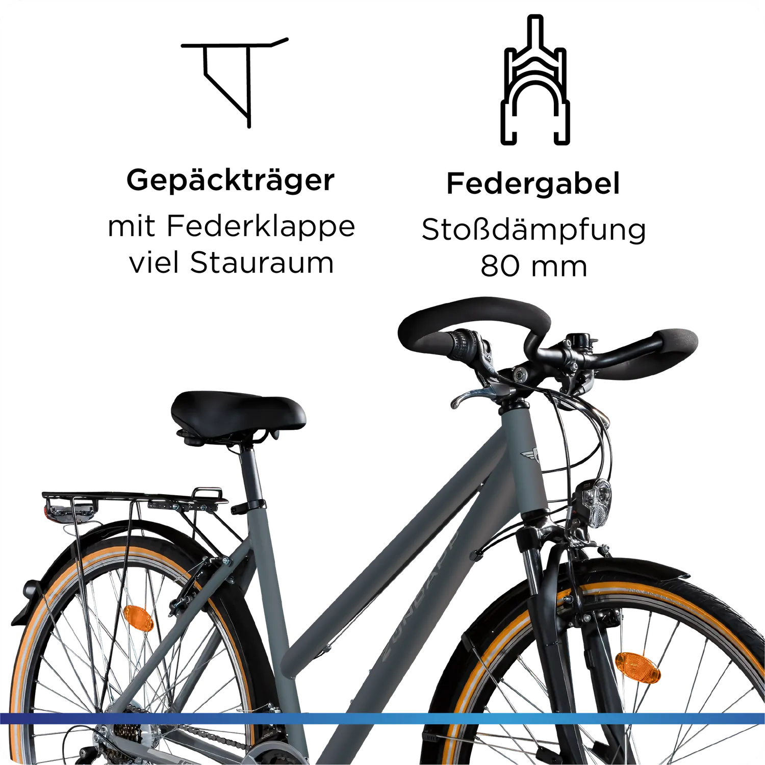 Zündapp T700 Trekkingrad 28 Zoll 21-Gang 55 cm
