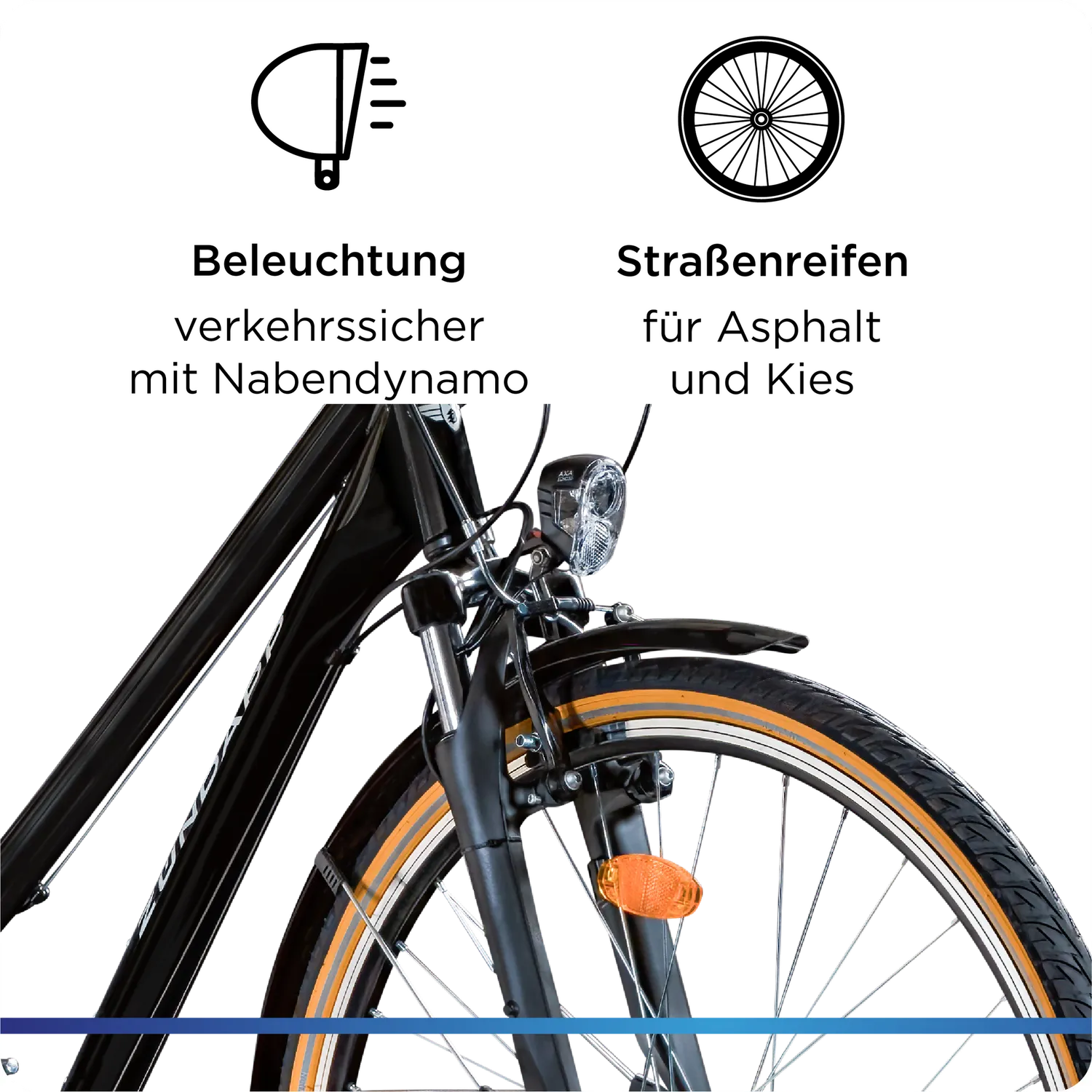 Zündapp T700 Trekkingrad Damen 28 Zoll 50cm schwarz