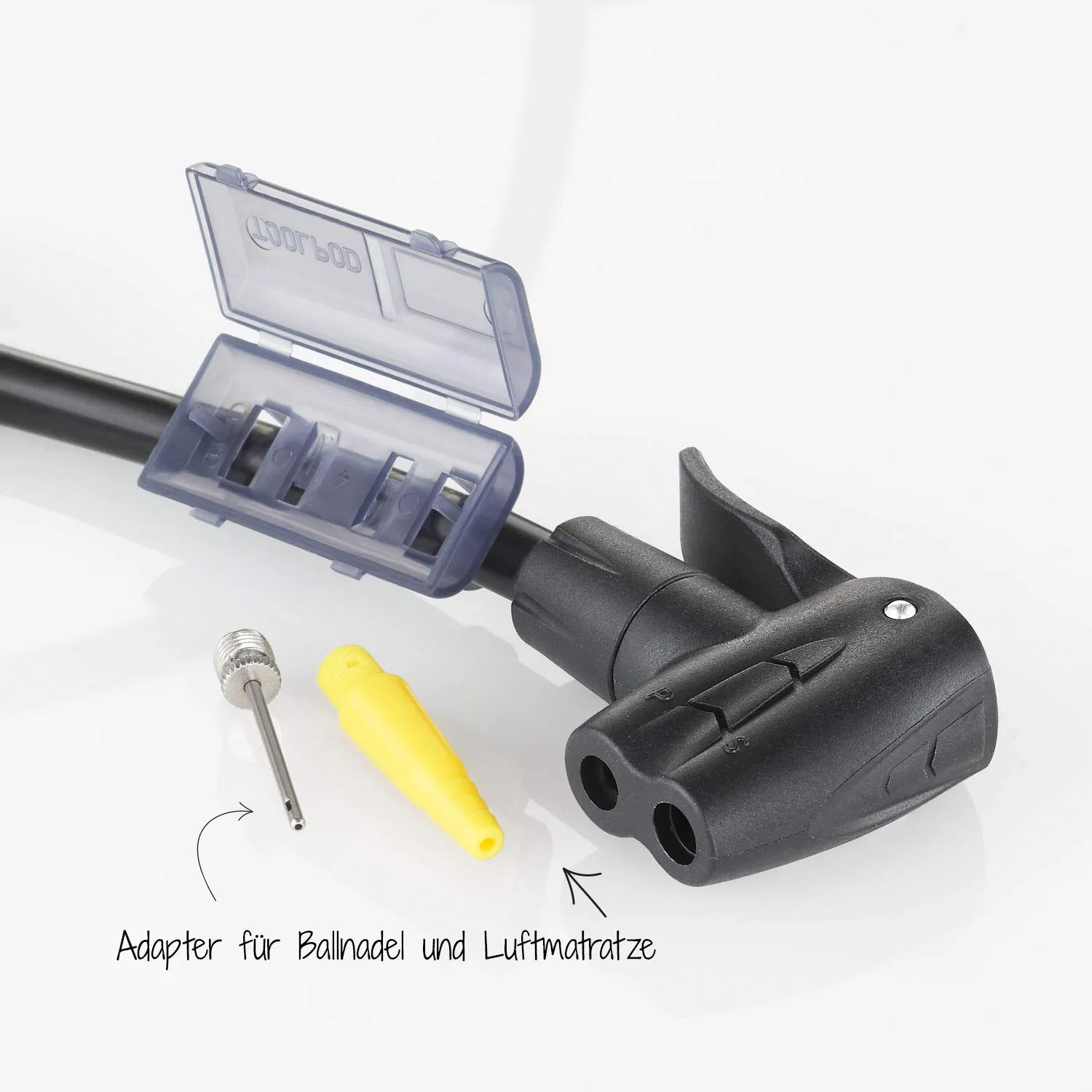 Fischer Standpumpe 85580 Manometer 11 bar alle Ventile