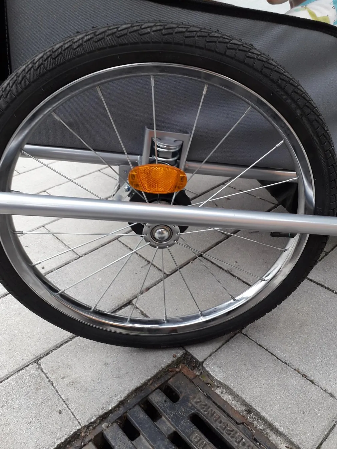 Fischer Komfort Fahrradanhänger Federung 2 Kinder grün 40 kg