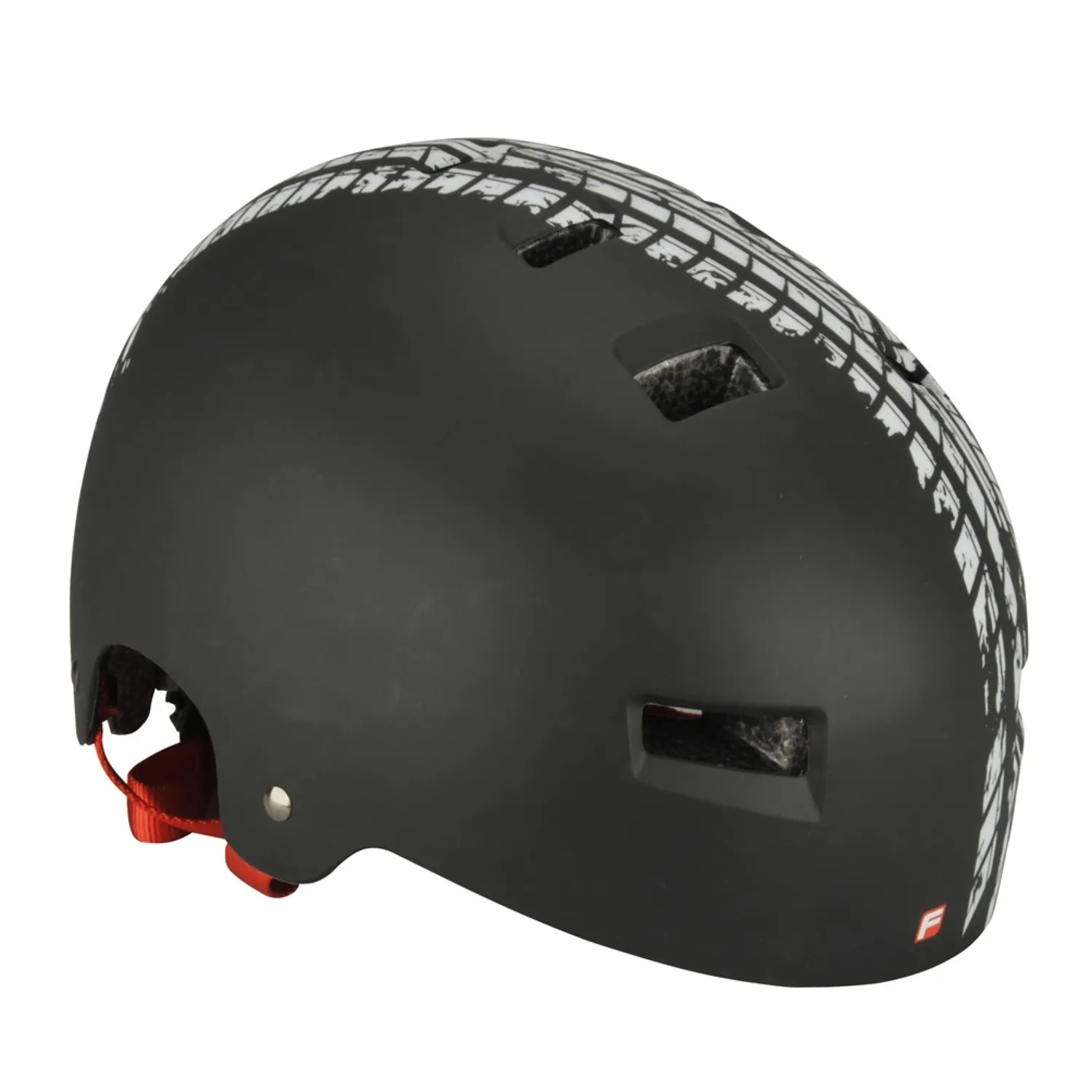Fischer BMX Plus Ride Fahrradhelm L-XL schwarz belüftet