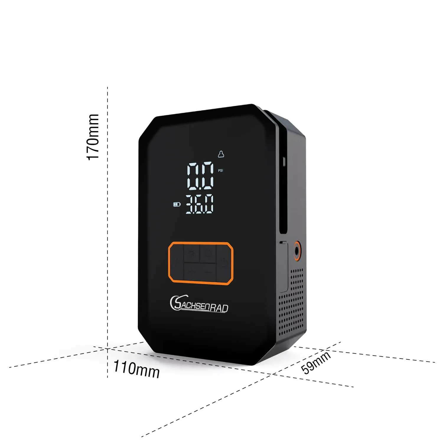 SachsenRad Air Power Start Starthilfe Powerbank Kompressor
