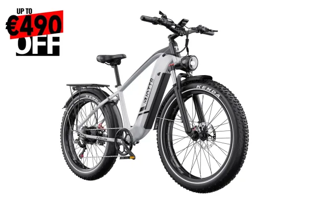 DUOTTS F26Lite E-Bike 26 Zoll Silber-Weiß