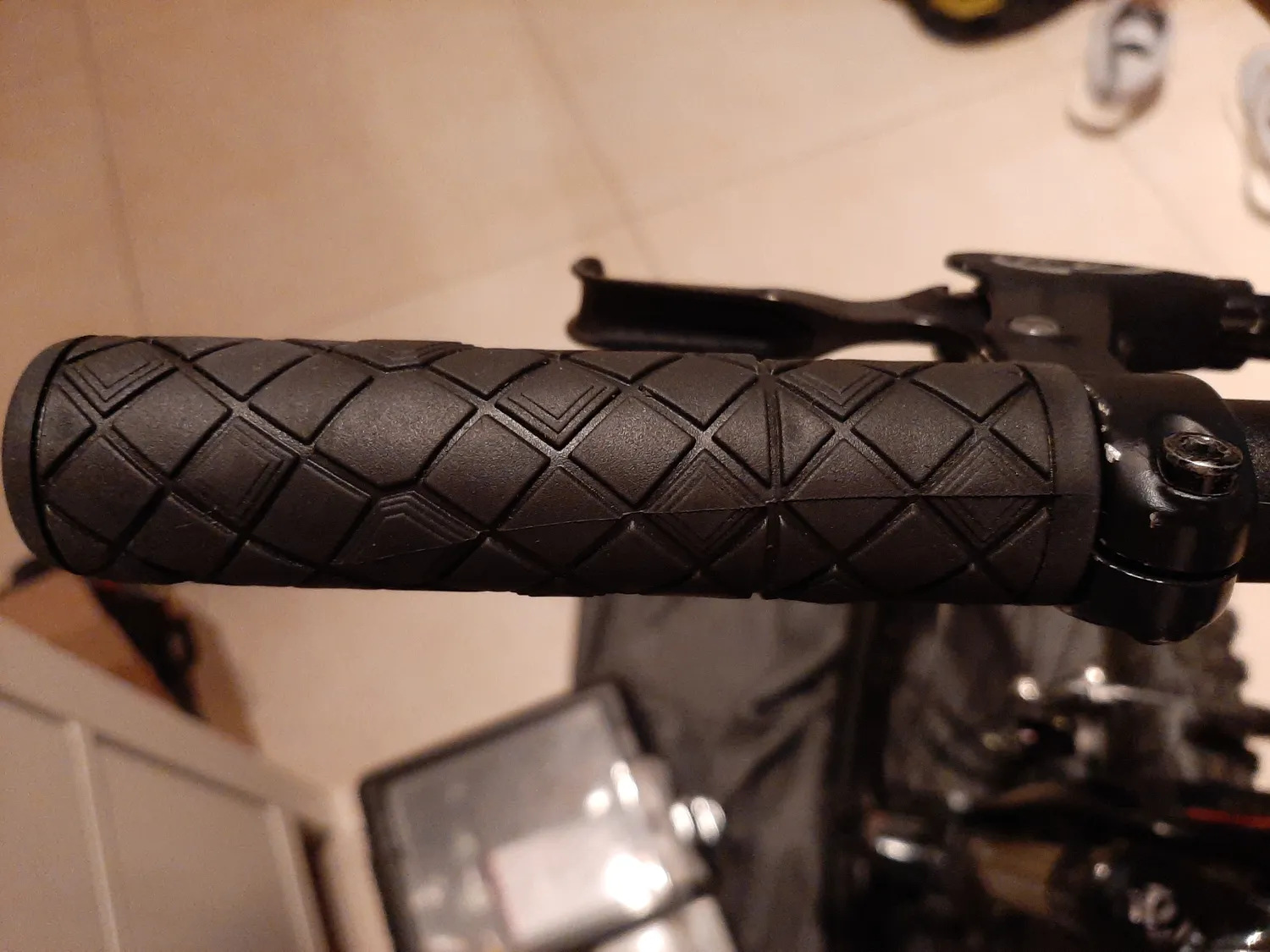 Fischer Lenkergriffe 85754 schwarz kürzbar Drehgriff
