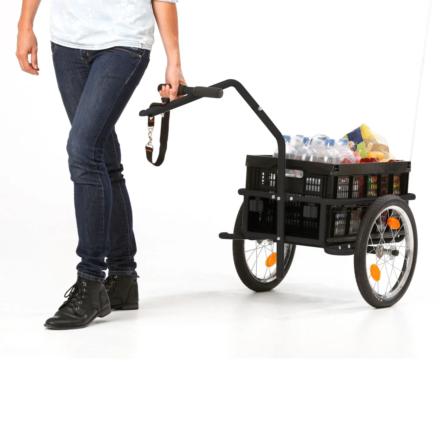 SachsenRad Cargo Max Fahrradanhänger 50 Liter TÜV