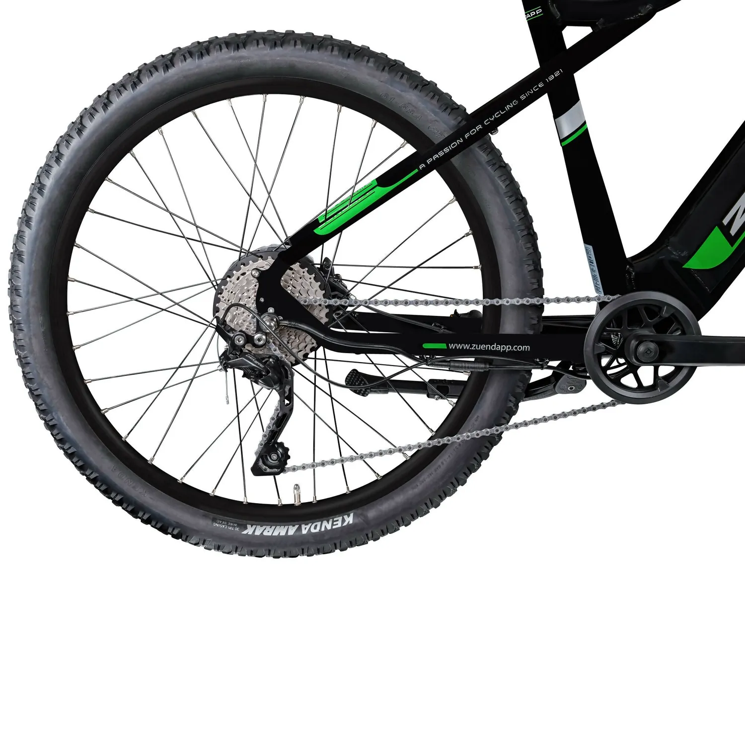 Zündapp Z898 E-Mountainbike 27,5 Zoll 48 cm schwarz-grün