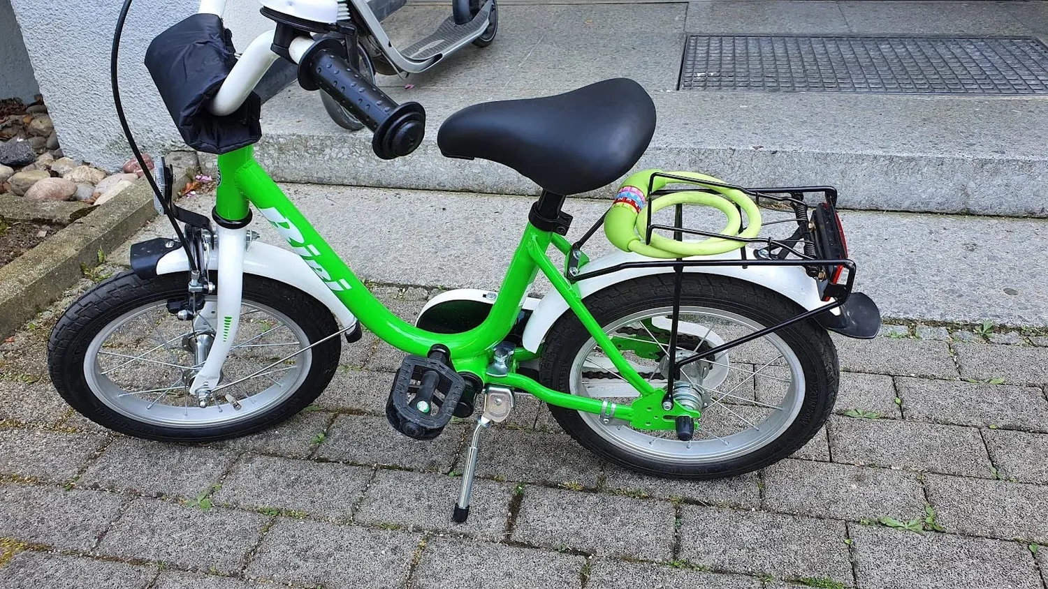 Fischer Seitenständer Kinderfahrrad 12-20 Zoll silber