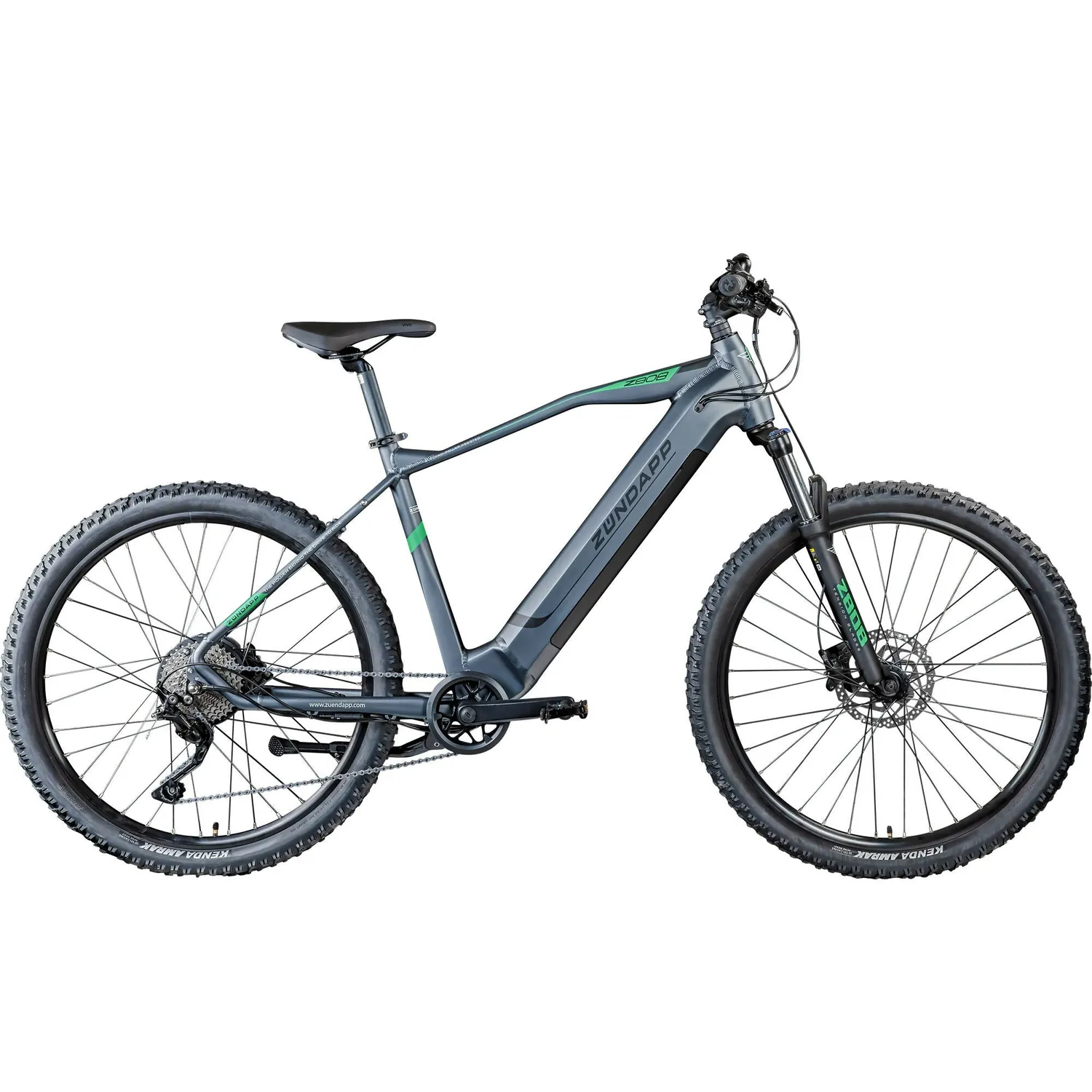 Zündapp Z808 E-Mountainbike 27,5 Zoll 50 cm grau-rot 540Wh