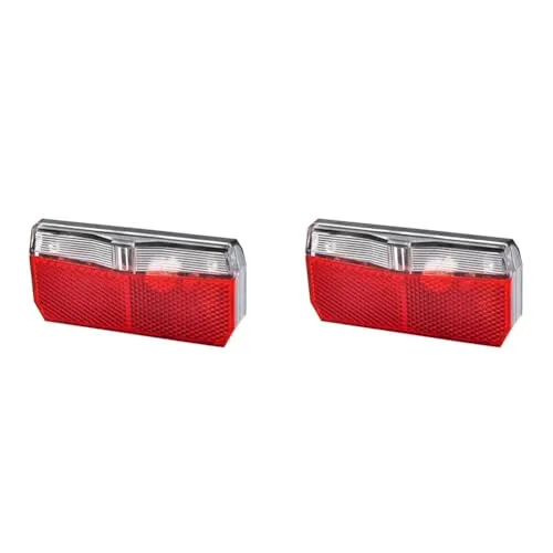 Fischer Dynamo LED-Rückleuchte Gepäckträger rot StVZO