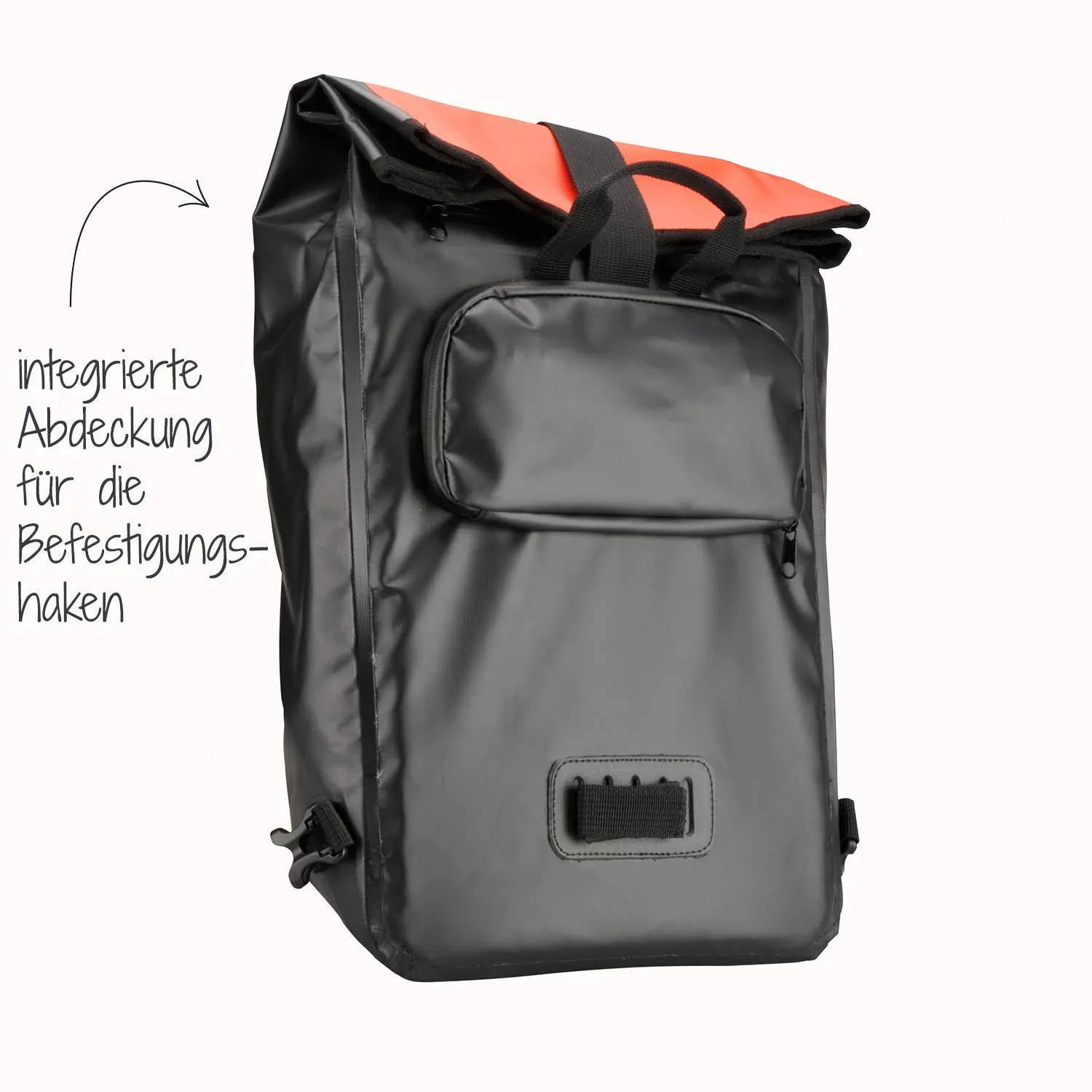 Fischer Gepäckträgertasche Rucksack 23L wasserdicht