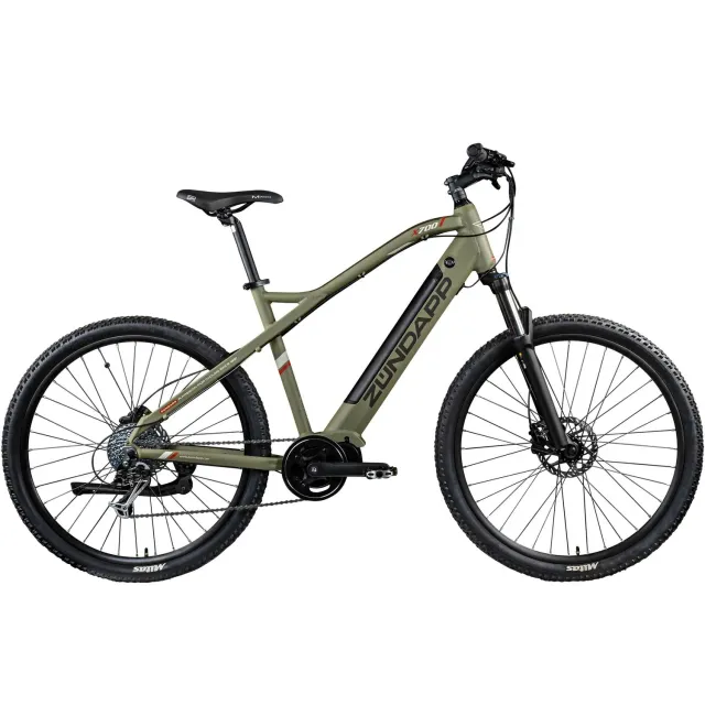 Zündapp X700 E-Mountainbike 27,5 Zoll 50cm khaki Mittelmotor