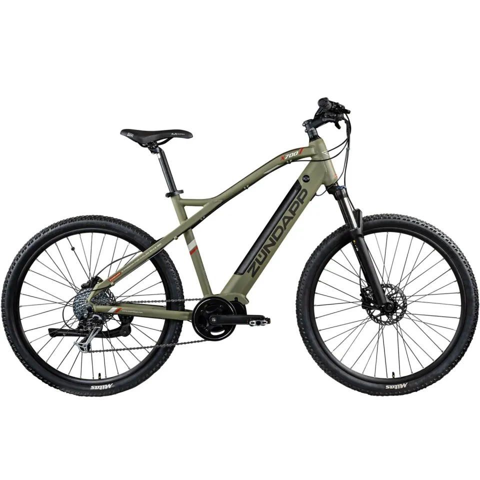 Zündapp X700 E-Mountainbike 27,5 Zoll 50cm khaki Mittelmotor